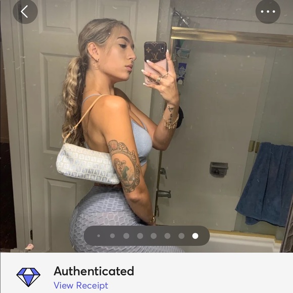 RARE Vintage Baby Blue Fendi Zucca Mini Bag! - Picture 10 of 10